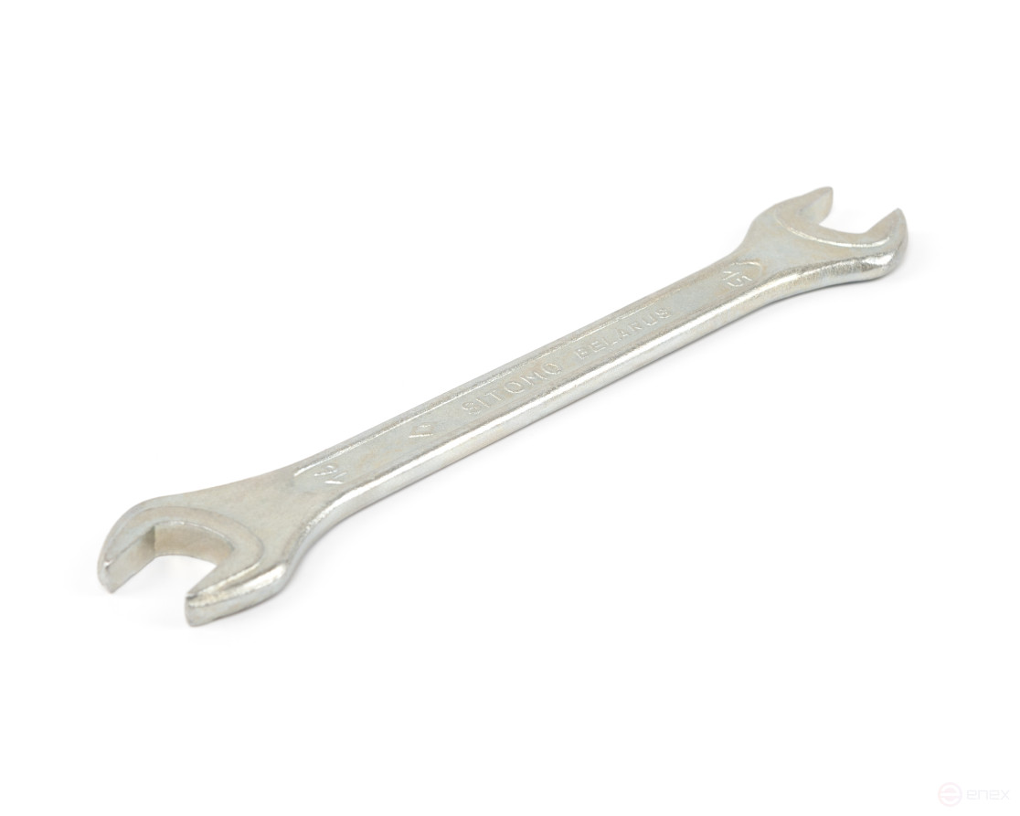 Ключ гаечный рожковый двусторонний 15x16 оцинкованный SITOMO BELARUS