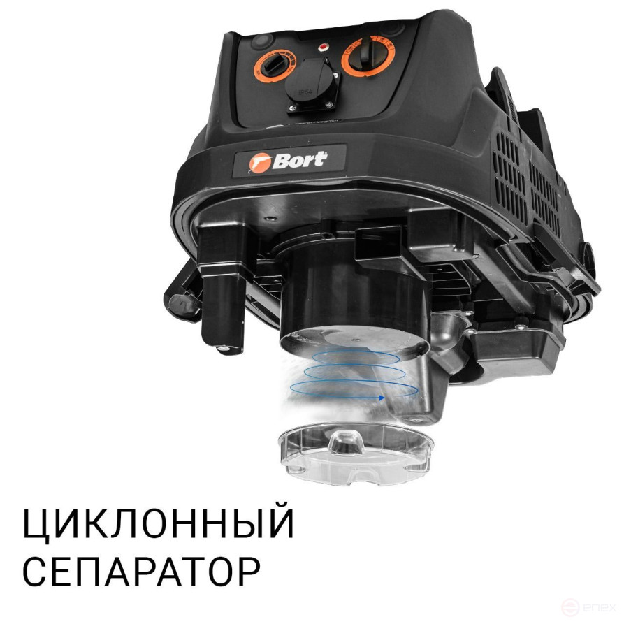Пылесос для сухой и влажной уборки BORT BAX-600E