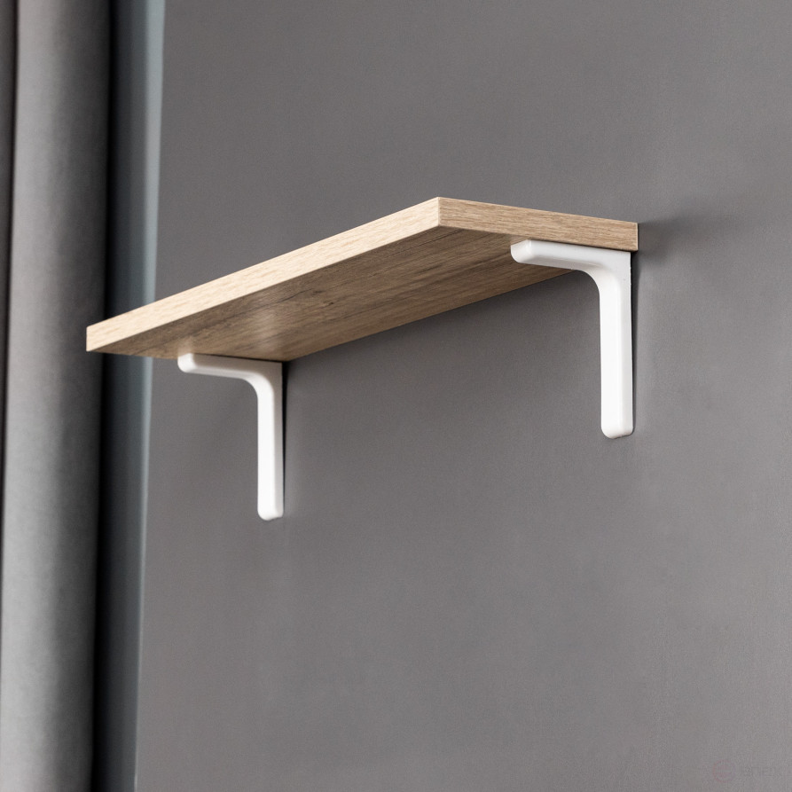 Shelf holder regomensol 24cm white AKS (1kpl=2 pcs)