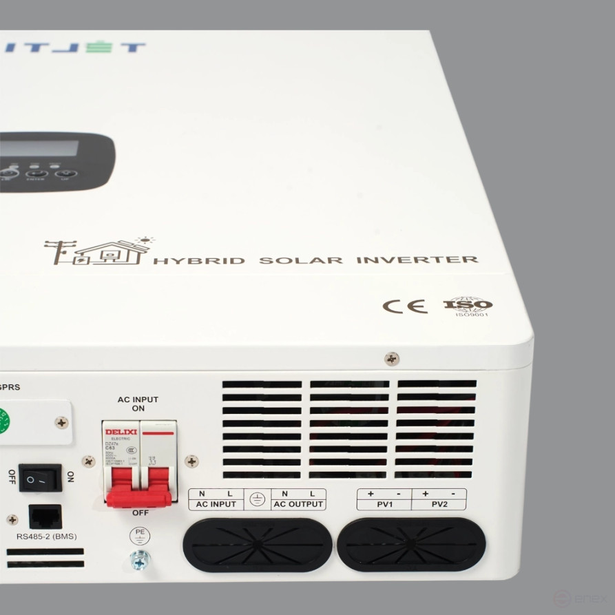 Инвертор гибридный однофазный солнечный ЛИТДЖЕТ 12,3 kW 230V/50Hz с ЖК-дисплеем