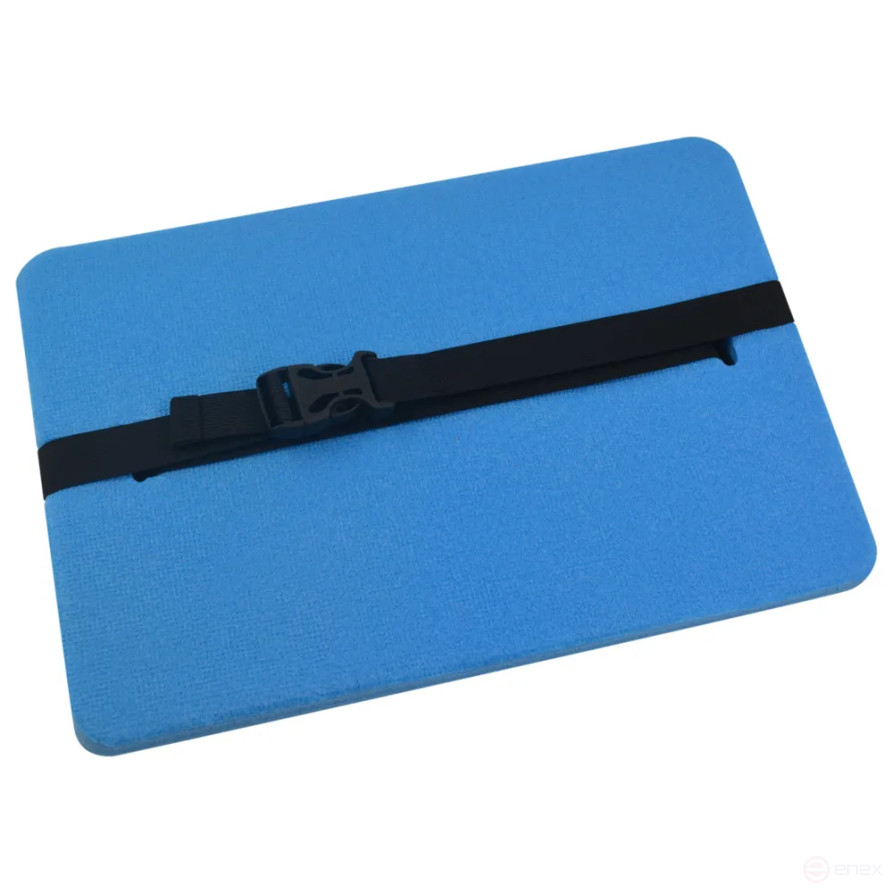 Tourist seat, 5-layer blue, with foil, moisture-proof, multi-layered, foam/karemat, camping seat, hiking/hiking trunk 350x240x25 mm