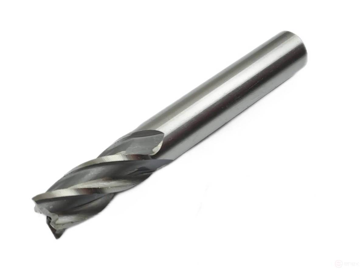 End mill with cylindrical shank f 12x26x83 mm z=4 P6M5K5 TORNERI T020861