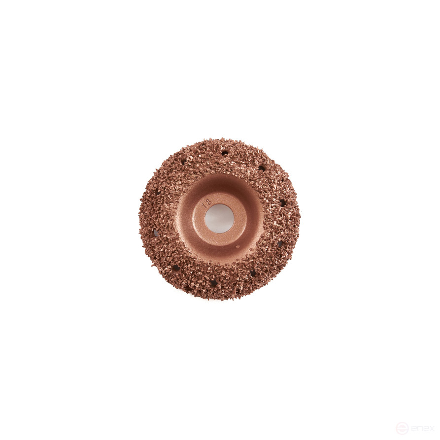 NS05-6818 Rough hemisphere, Ø76x32mm, AH 14mm, 18 Grit