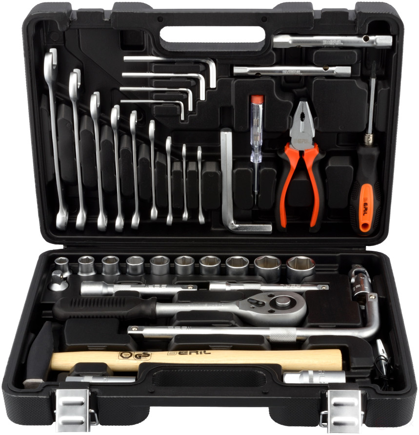 Set of socket heads and keys 39 pr. 1/2 DR BERIL