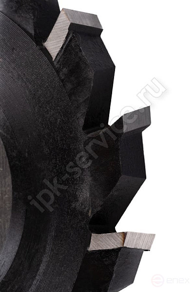 Trekhstor disc milling cutter. different types. tooth 125x16x32 Z=18 type 2 P6M5