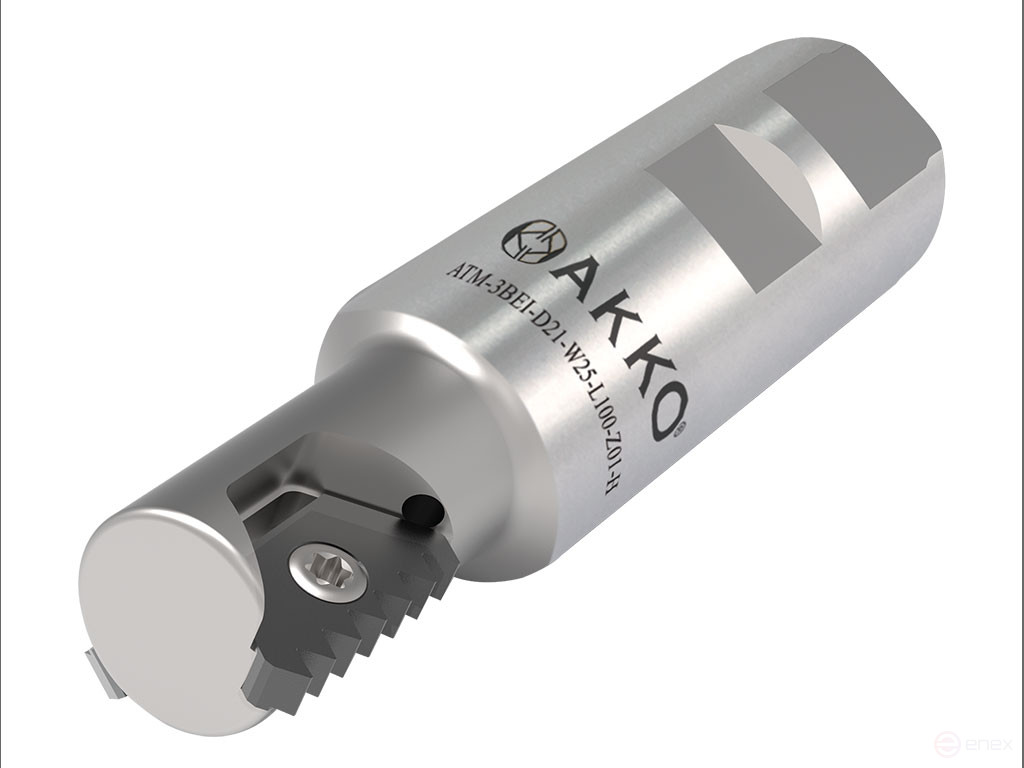 Корпус фрезы ATM-3BEI-D21-W25-L100-Z01-H