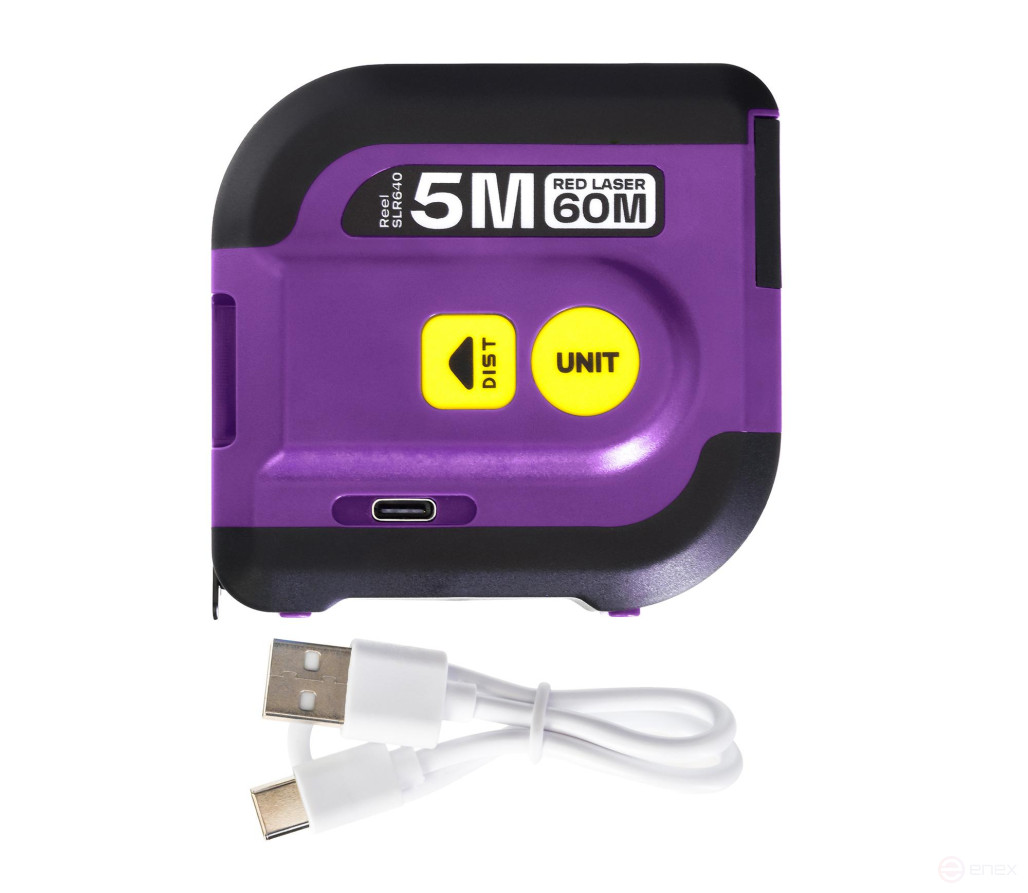 Рулетка с лазерным дальномером Ermenrich Reel SLR640