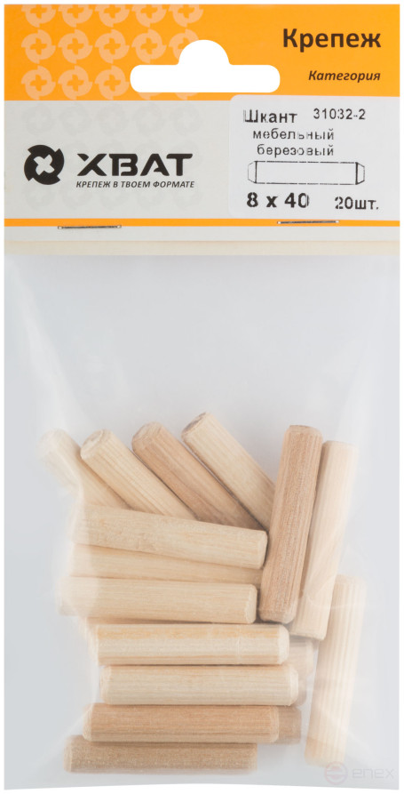 Furniture sheet 8 x 40 birch (packing 20 pcs.)