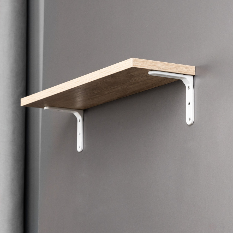 Shelf holder met. MONO 75*75*1.2 , white AKS