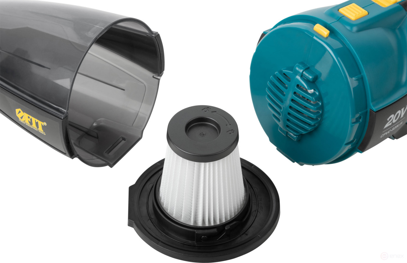 Vacuum cleaner acc; Brushless; 20 V; 8 kPa, 600 ml; box