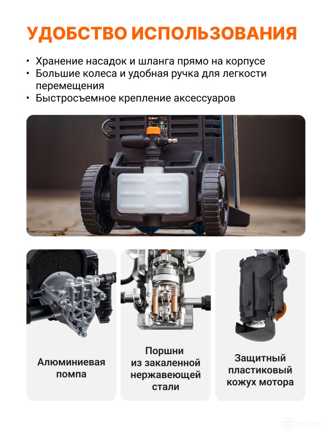 Мойка высокого давления BORT BHR-2000M