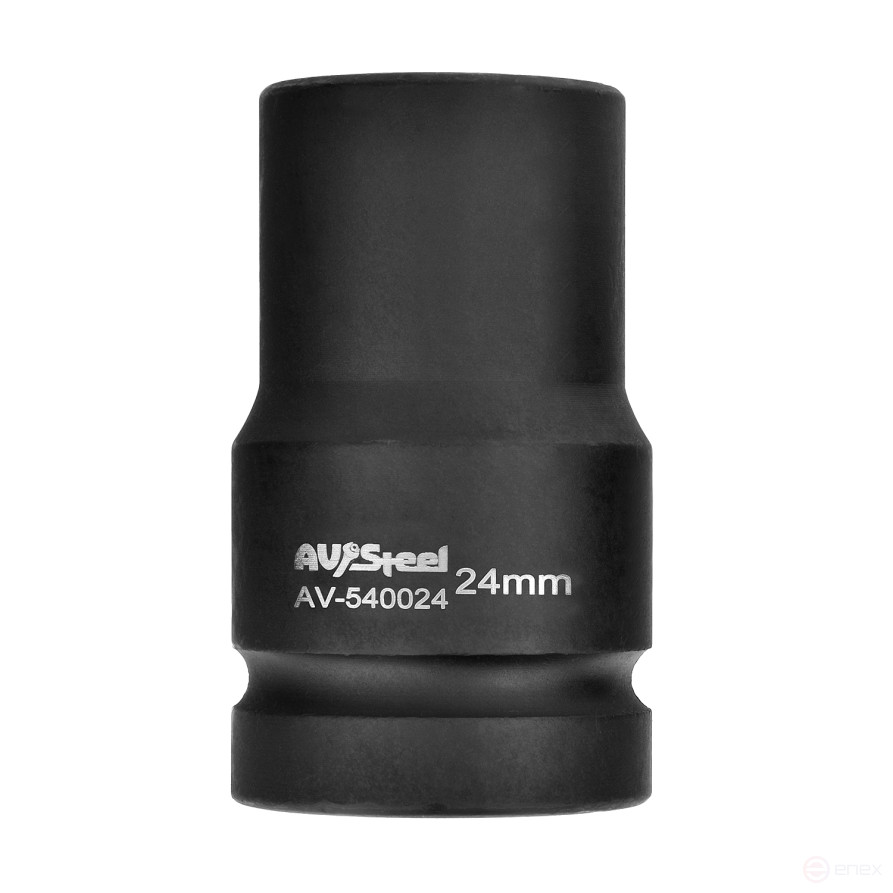 Головка 1" шестигранная 24мм "AV Steel" AV-540024