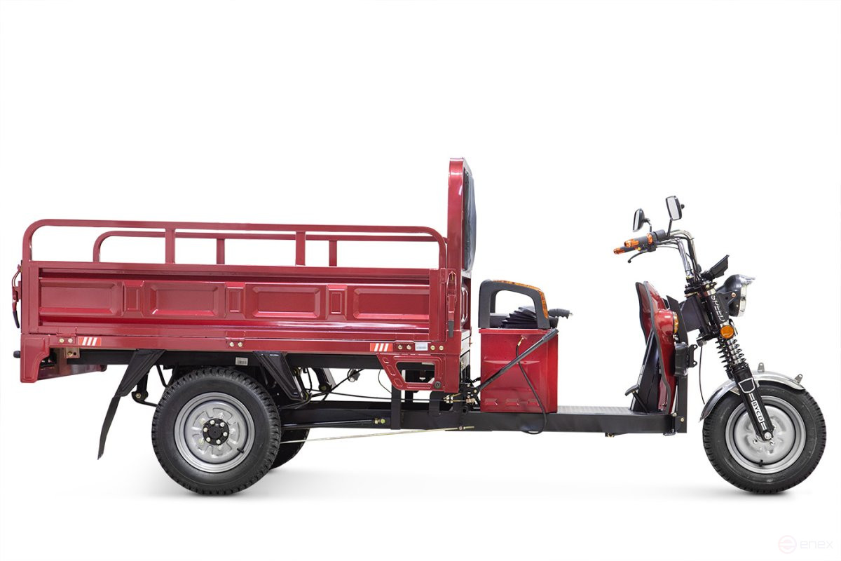 Грузовой электротрицикл Rutrike D4 1800 60V1500W, темно-серый