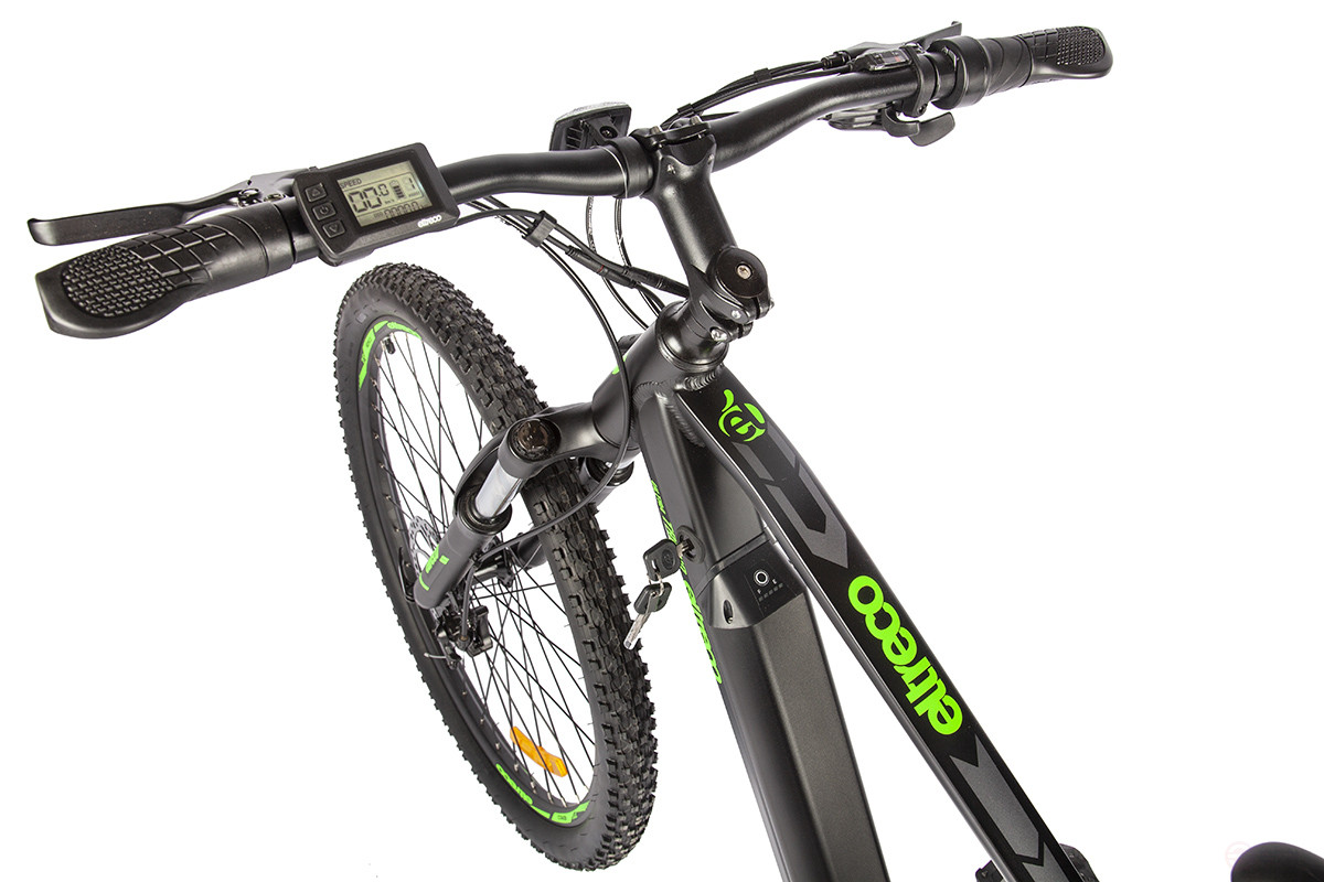 Bicycle hybrid Eltreco Ultra MAX Black and green-2506