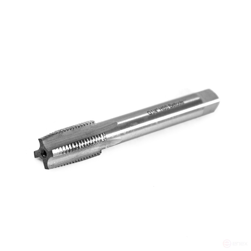 Pipe tap G1/4" 19 threads machine-manual HSS through isp1 GOST 3266-81 Beltools