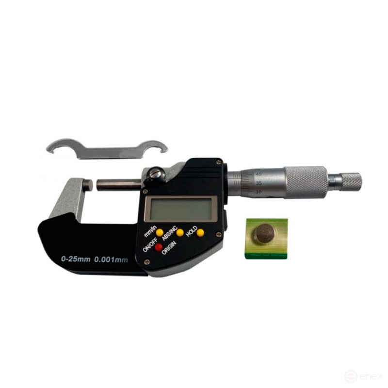 Micrometer smooth MKTS25 (0-25) division price 0.001 electronic GOST 6507-90 Beltools