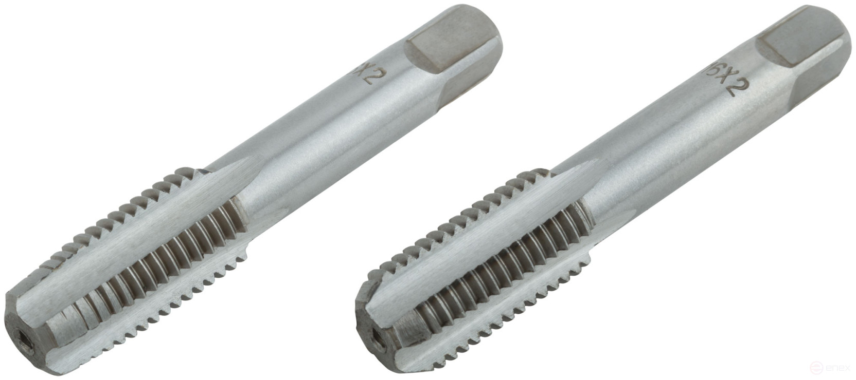 Hand taps, set of 2 pcs. M16 x 2.0 mm