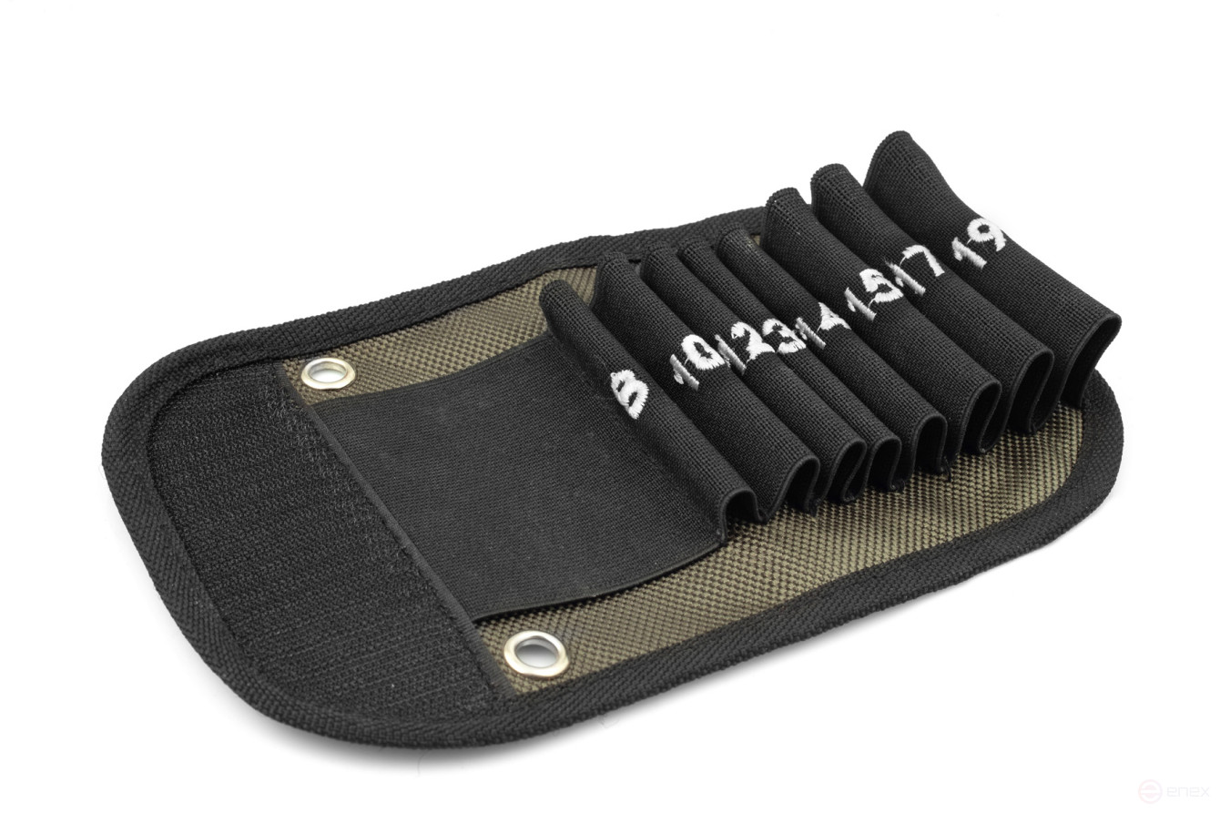 Branded bag for a set of ratchet keys 8, 10, 12, 13, 14, 15, 17, 19 mm, 8 pcs. (for sets 515085 and 515485)