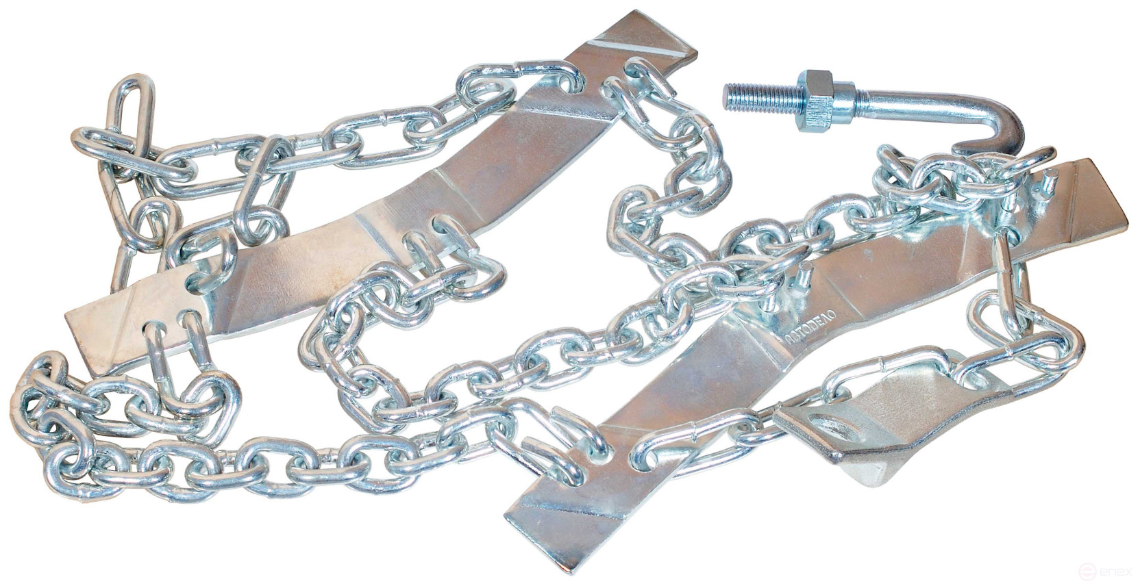 Цепь противоскольж.секторная 275-295-315/80,305-315/70,315/60 R-22.5 (в сумке)(АвтоDело) (43300)