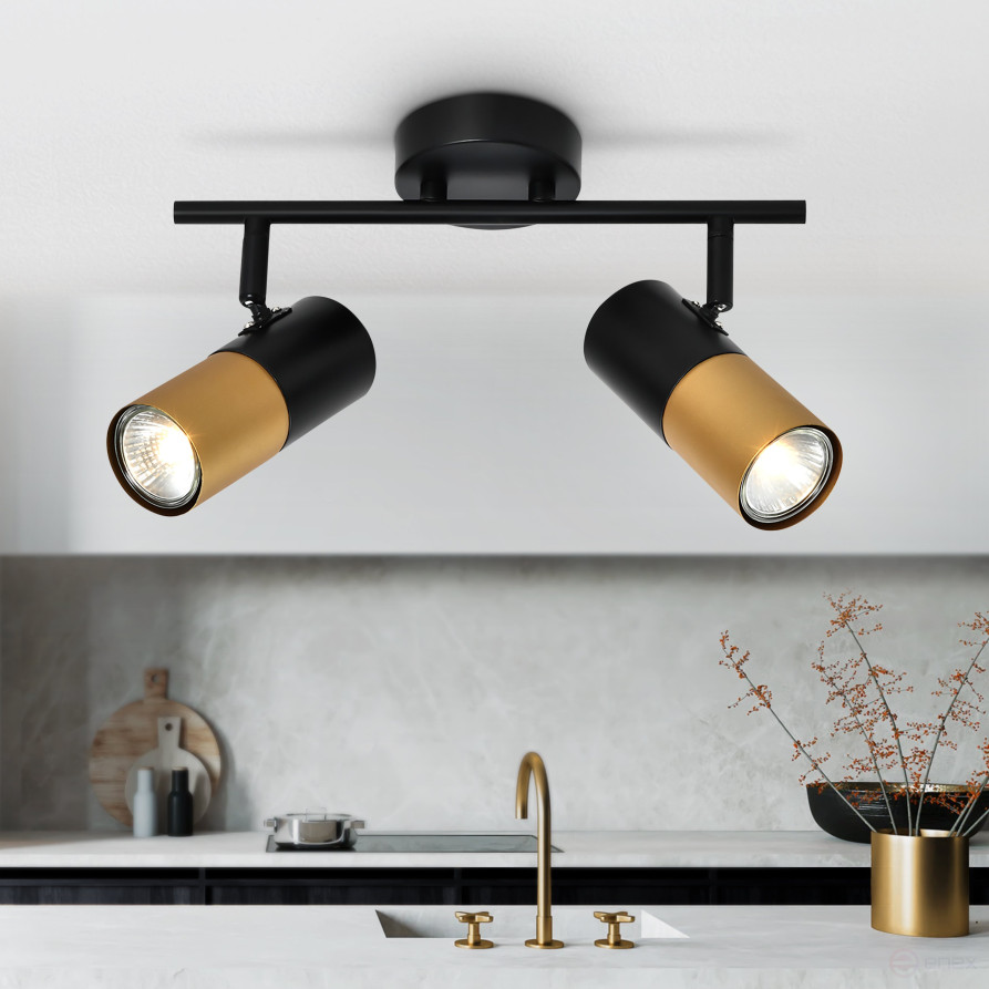 Spot wall and ceiling lamp Rivoli Belladonna 7073-702 2 x GU10 15 W rotary