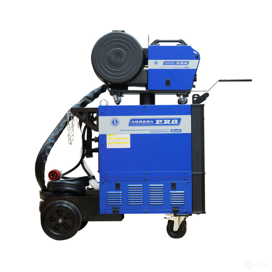 AuroraPRO SKYWAY 500 DUAL PULSE inverter semi-automatic welding machine with water cooling and remote wire feeding mechanism