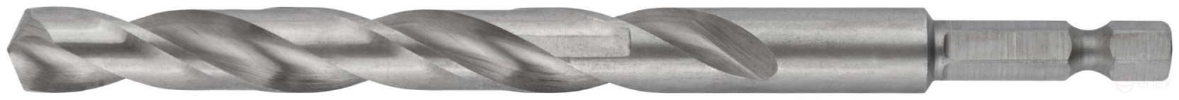Drill HSS metal,polished, U-shank at bat, the Indian packing 10.0 mm
