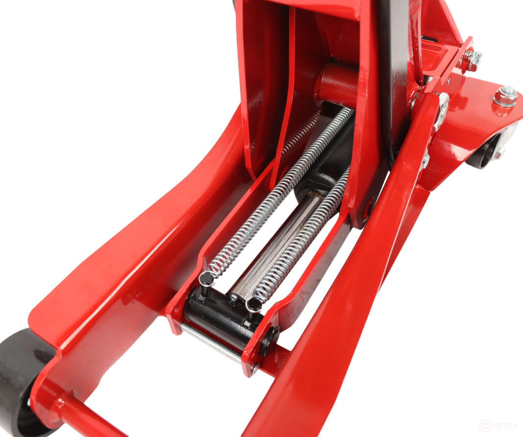 Домкрат подкатной 4т 112-505мм двухпоршневой GTE