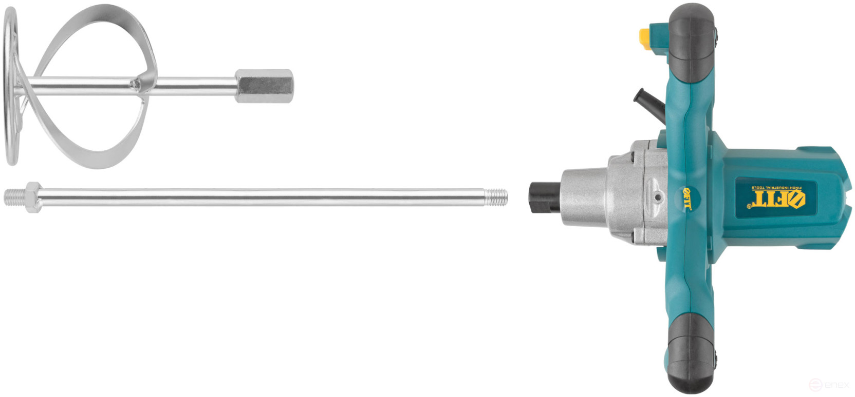 Mixer 1000 W; 0-1100 rpm; 30 Nm; 90 L; metal.housing; BS brushes; res.tilt.; box