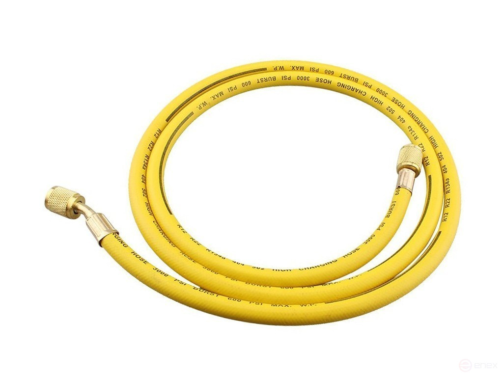 Желтый шланг серии "Стандарт" для хладагентов R22, R134a, R407C, R404A