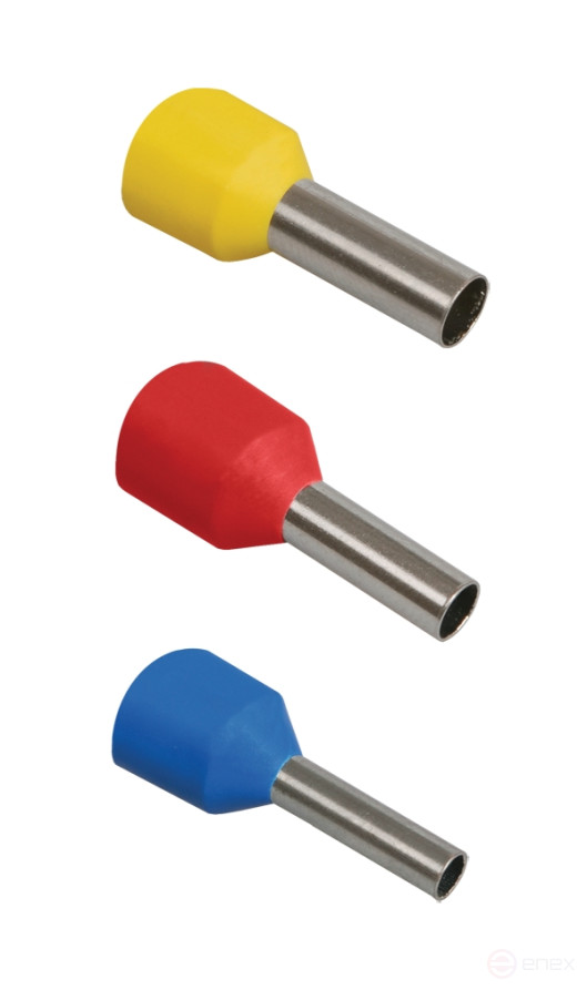 Sleeve tip NSHVI ERA NO-570-01 E2508 2.5 mm2 with insulated flange blue pack of 100 pcs