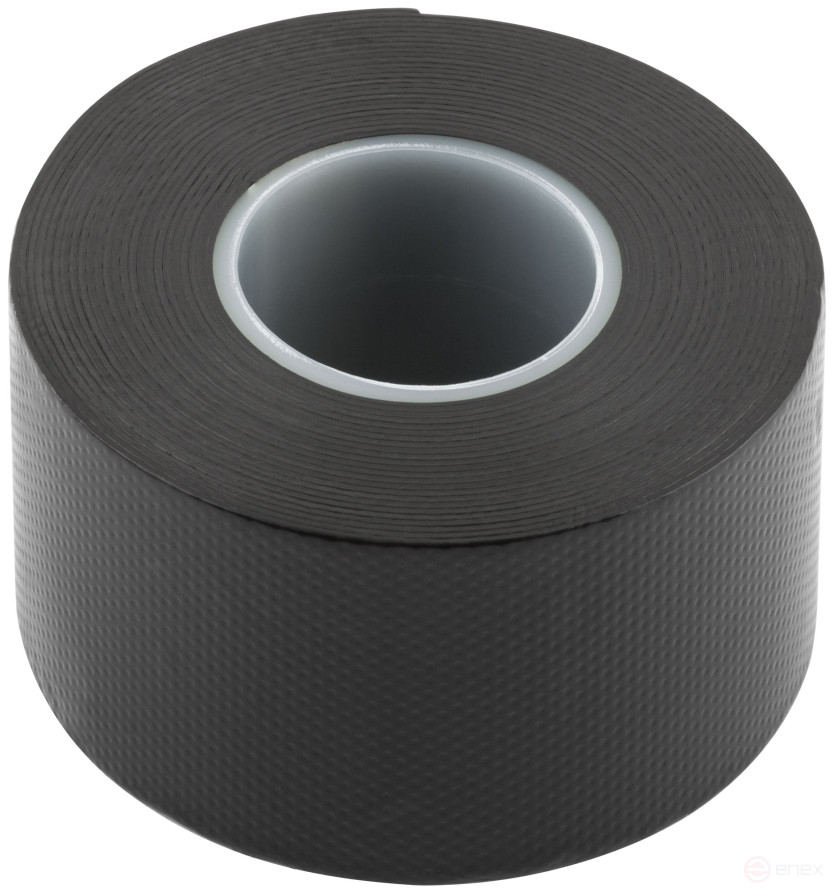 Изолента самовулканизирующаяся 10000 В, Профи, бутилкаучук 50 мм х 0,8 мм х 5 м (черная)