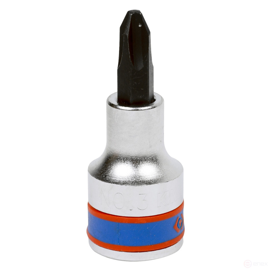Насадка (бита) торцевая 1/2", Phillips, PH3, L = 60 мм KING TONY 402103