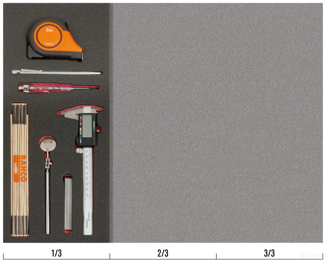 Fit&Go Measuring tool set in a bed, 7 items