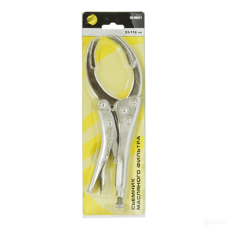 Oil filter puller ER-86821: with lock 53-118mm EUREKA /1/6/60