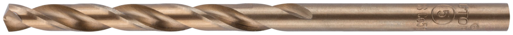 Сверло по металлу Cutop Profi с кобальтом 5% 5 x 86 мм, 2 шт.