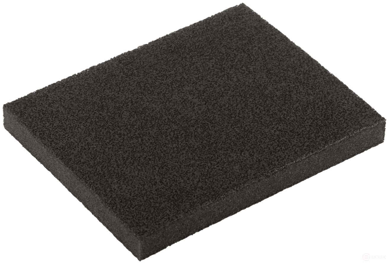 Aluminum oxide grinding sponge, 125x100x10 mm, P 240