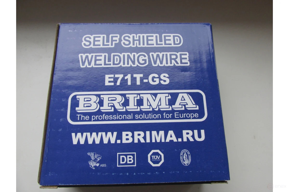 Powder welding wire E71T-GS 1 mm, 5 kg Brima
