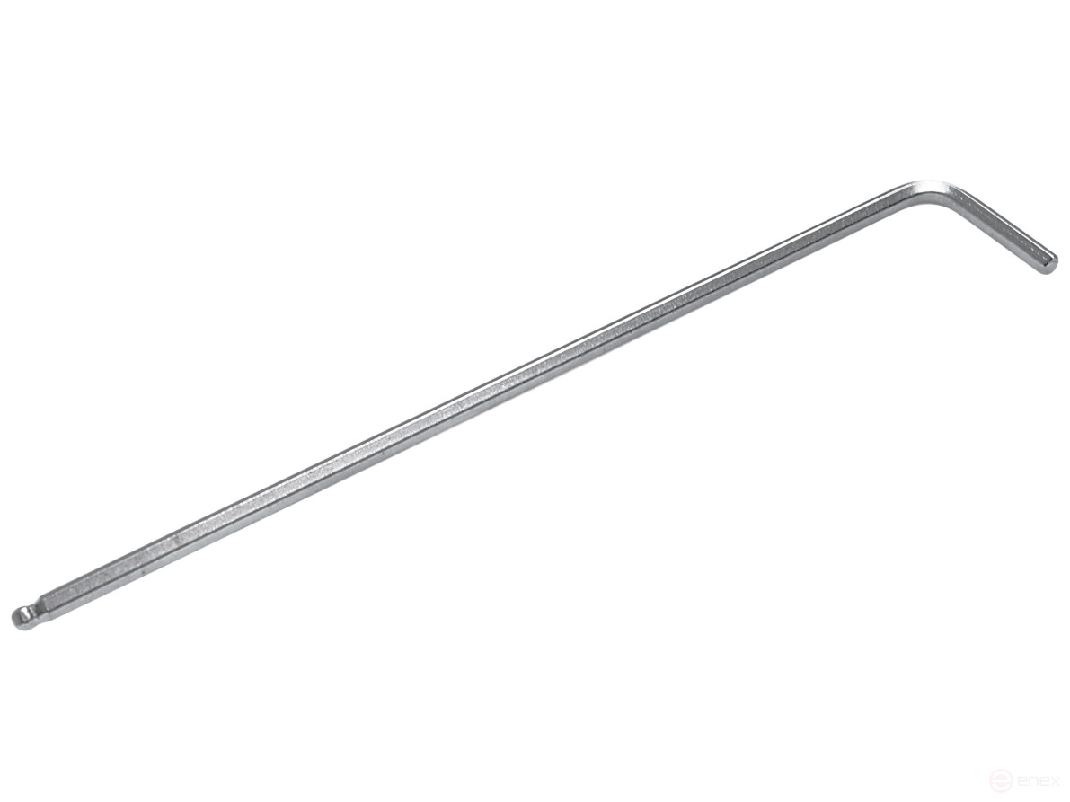 Hexagon L-shaped extra long wrench with ball H2.5, length 120mm JTC