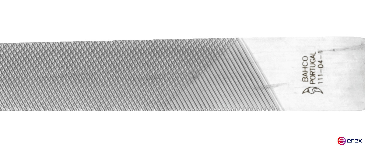 Напильник плоский остроносый без ручки 150 мм, насечка бархатная