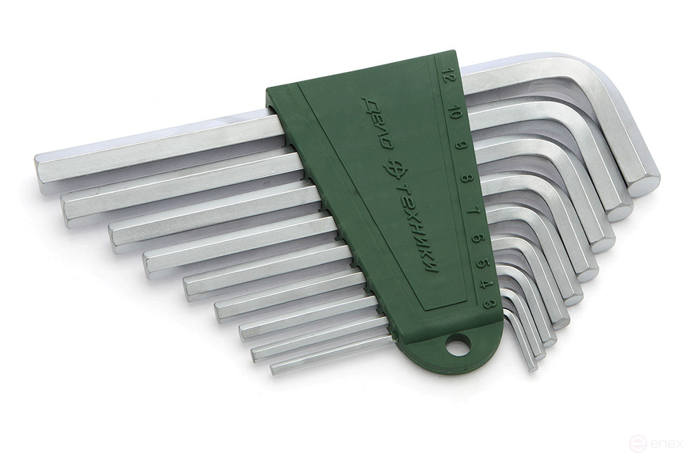 561094 Набор ключей шестигранных (3,4,5,6,7,8,9,10,12 мм) 9 шт