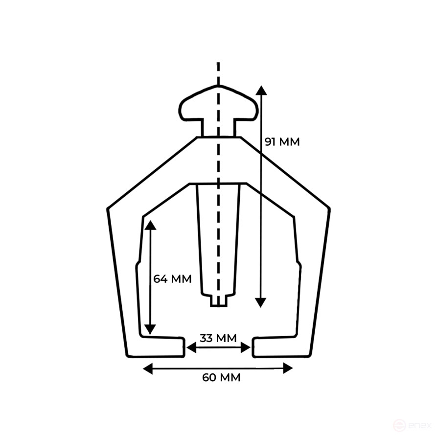 Tie Rod Puller TA-B1038 AE&T