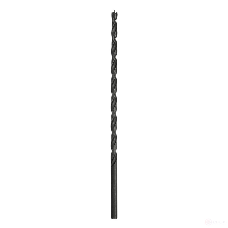 Wood drill bit PRACTICE 6 x 200 mm, W-sharpening, (1 pc.) blister, Profi series (775-594)