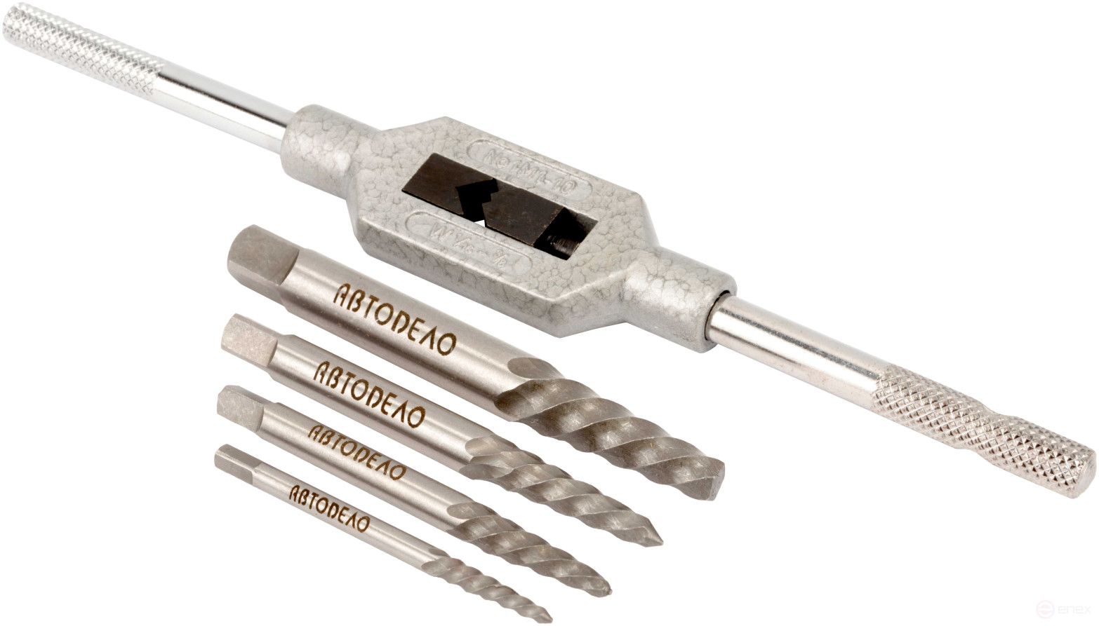 Набор экстракторов М3-М14 (4шт+вороток) АвтоDело (40605)