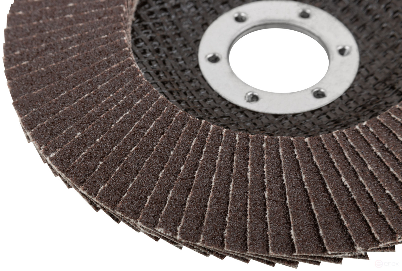 Круг лепестковый торцевой кальцинированный, 125 мм Р 80