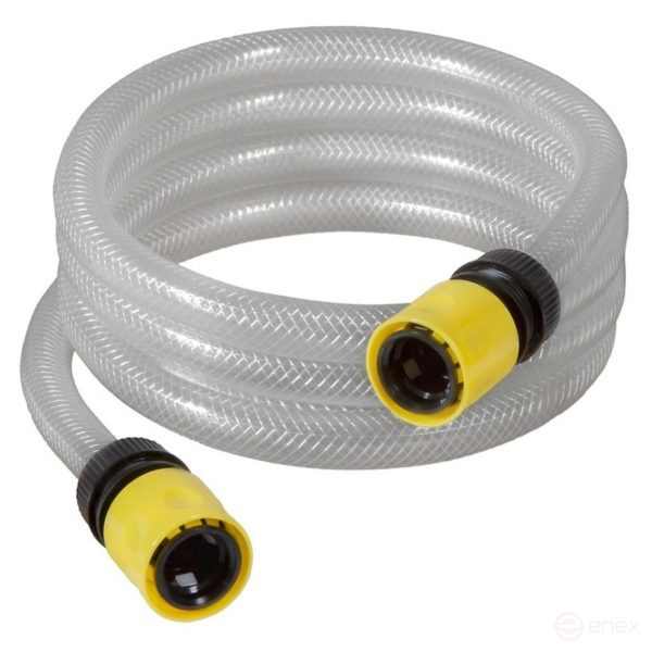 Шланг армированный с фитингами для подключения PVC 1/2, 25м