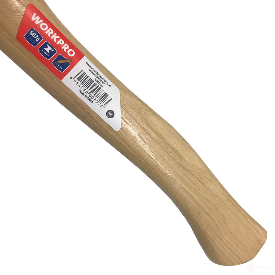 Топор с деревянной рукояткой 560гр WP241042 WORKPRO