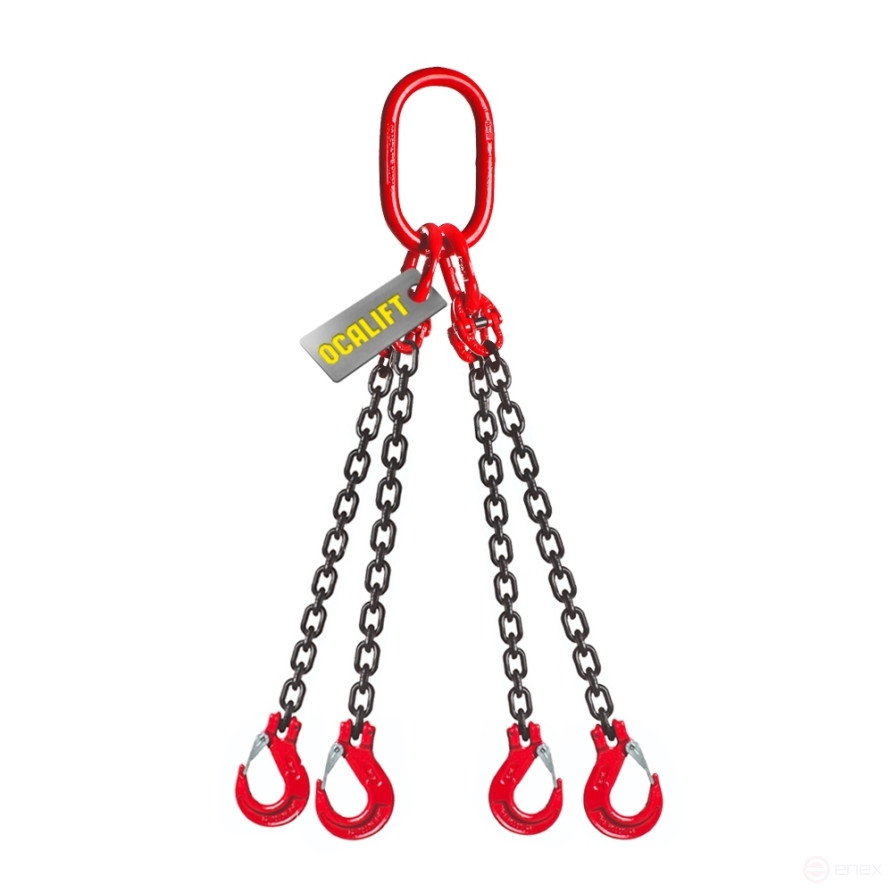 OCALIFT 6,7T 3M Sling 4CC Chain T8 G80 Glazed Chain 4SC6700T3F