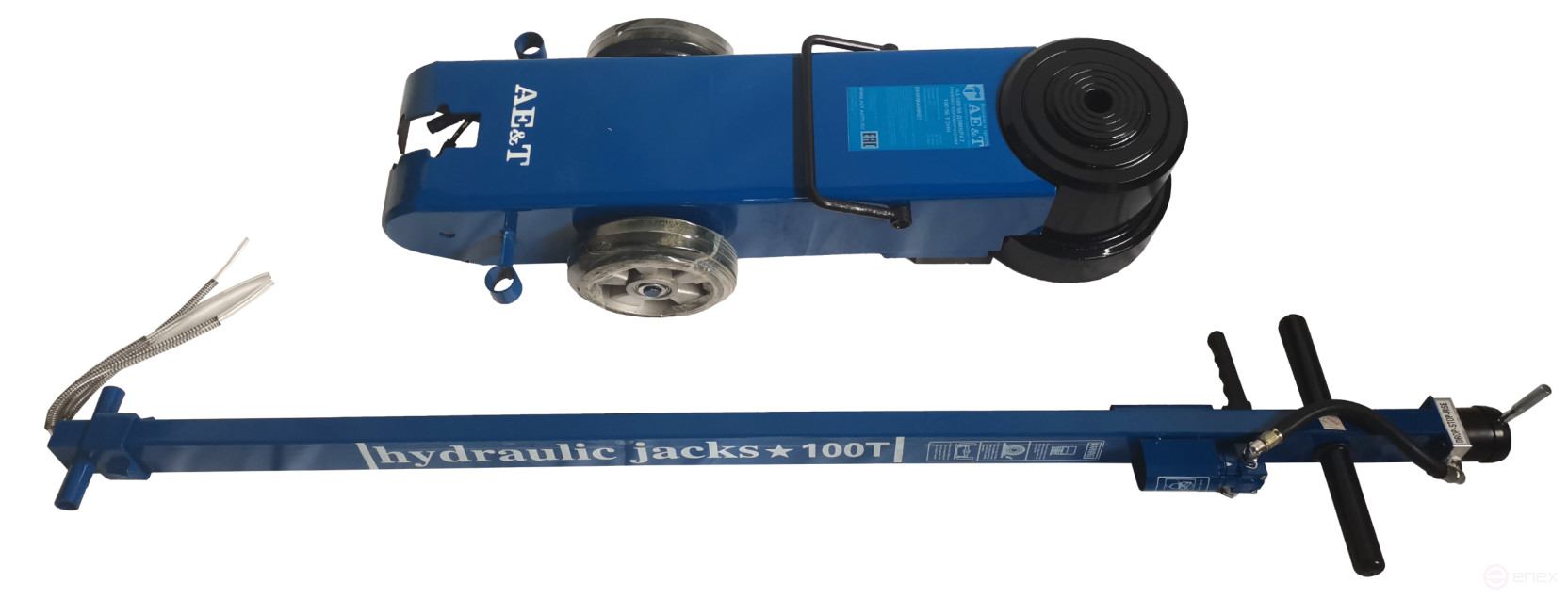 Pneumatic hydraulic Jack 100/50t HJ-100/50 AE&T