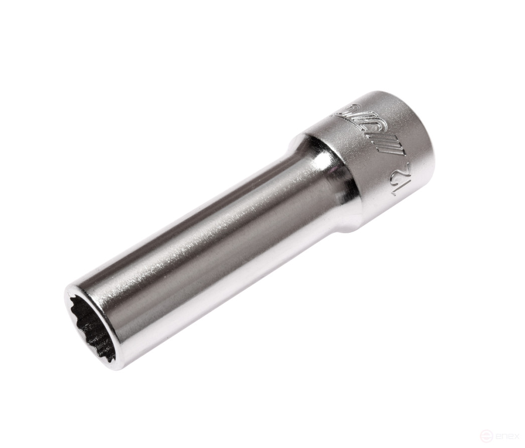 Головка торцевая 1/2" 12мм 12-ти гранная глубокая L=76мм JTC