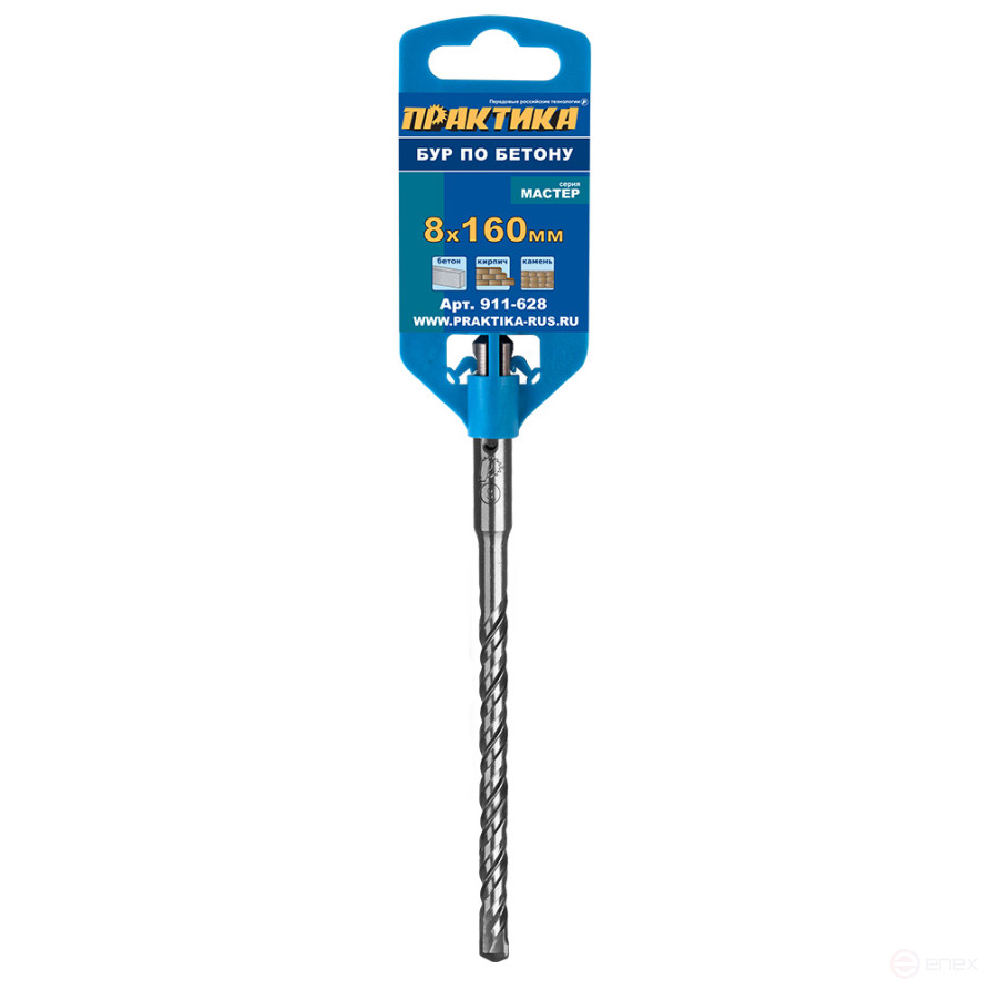 Drill bit SDS-plus PRACTICE 8 x 100/160 mm "Master" series for concrete (911-628)